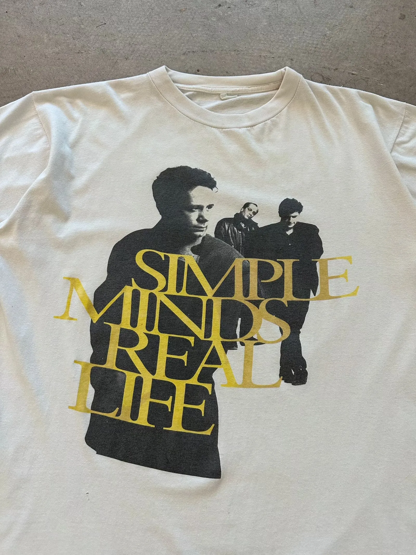 1991 Simple Minds Real Life Manchester Gig T-Shirt - M