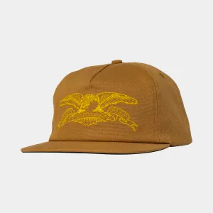 ANTI-HERO BASIC EAGLE HAT - BROWN/GOLD