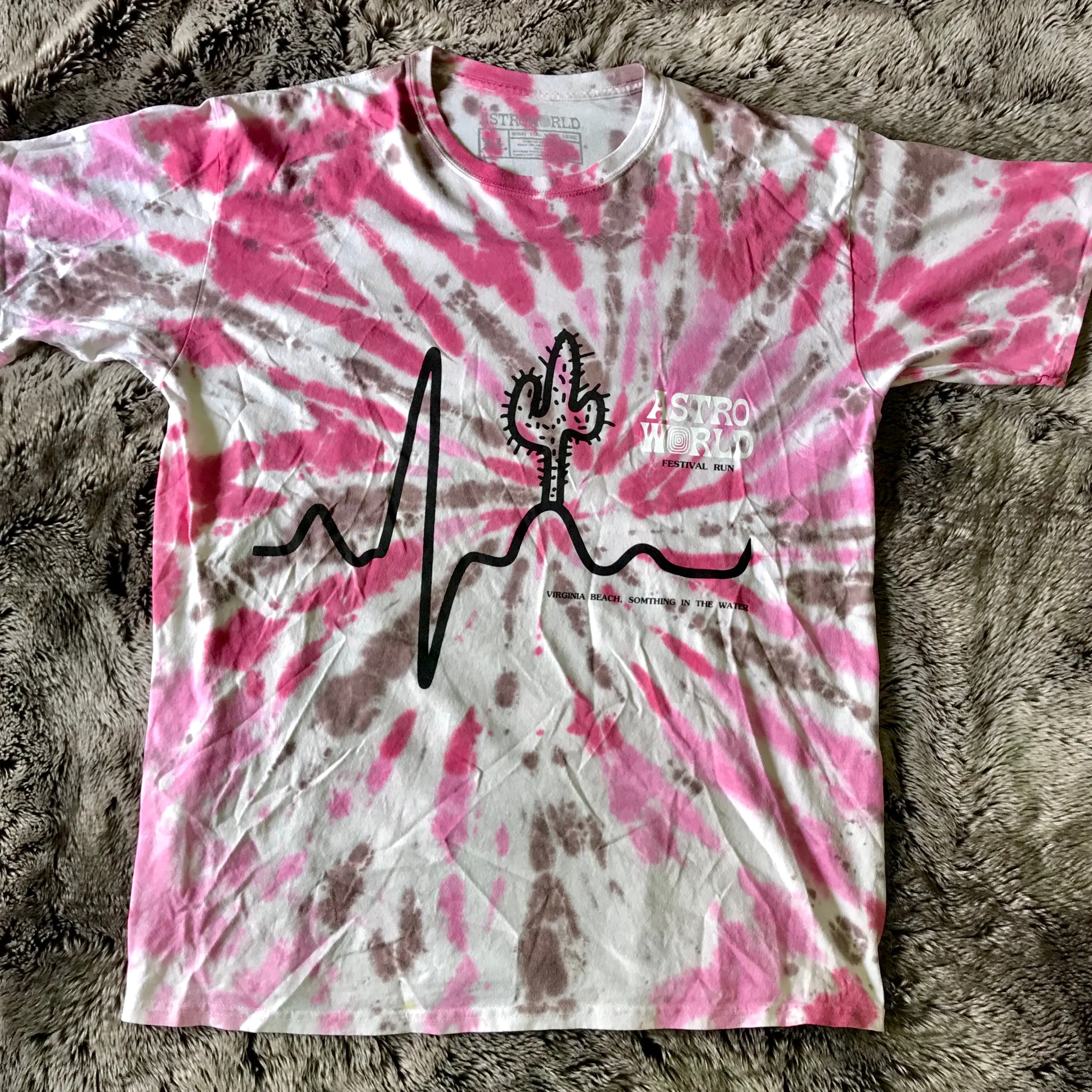 Astroworld Something in the Water Fest 2019 Tie Dye Tee