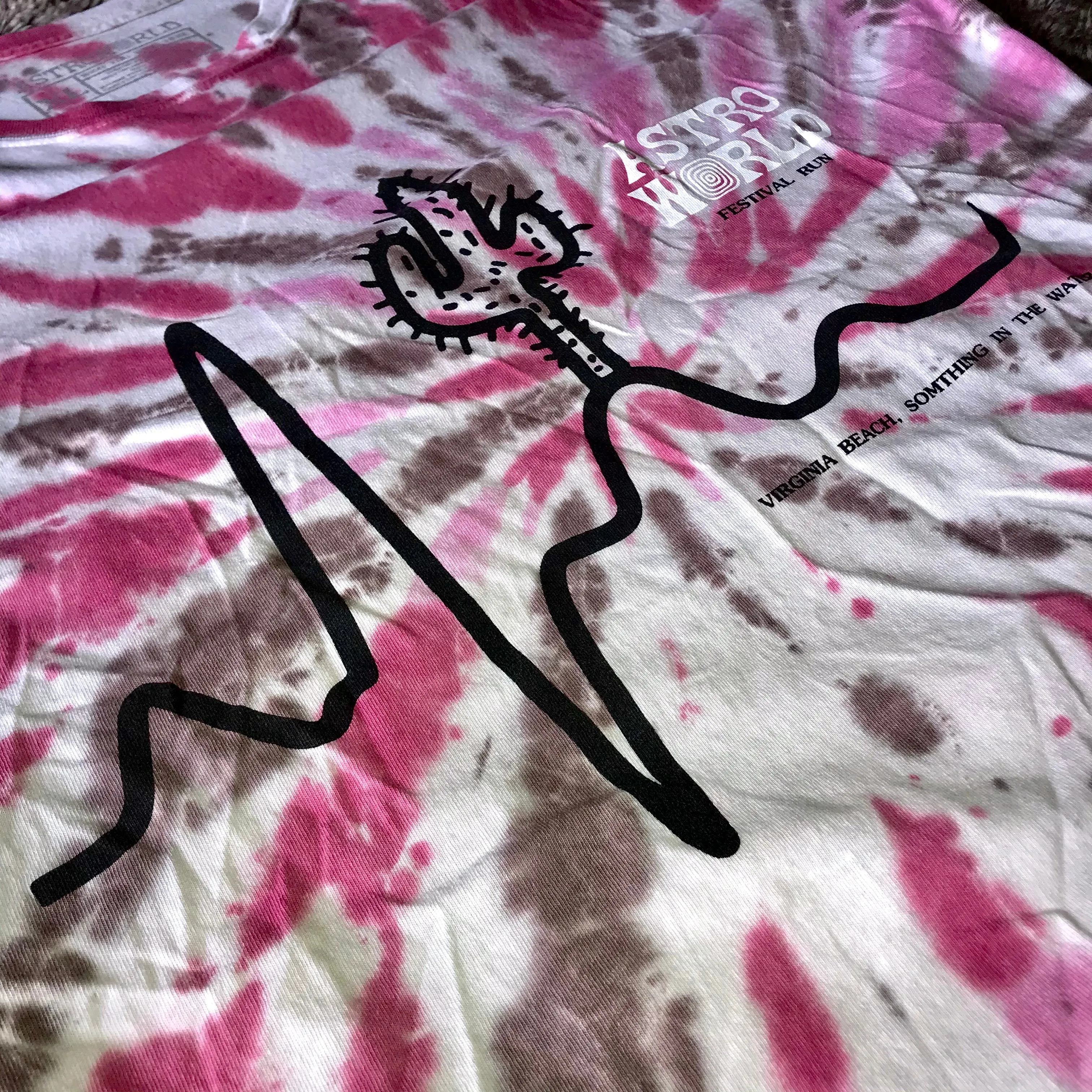 Astroworld Something in the Water Fest 2019 Tie Dye Tee