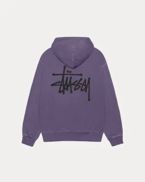 BASIC STSSY HOODIE PIGMENT DYED