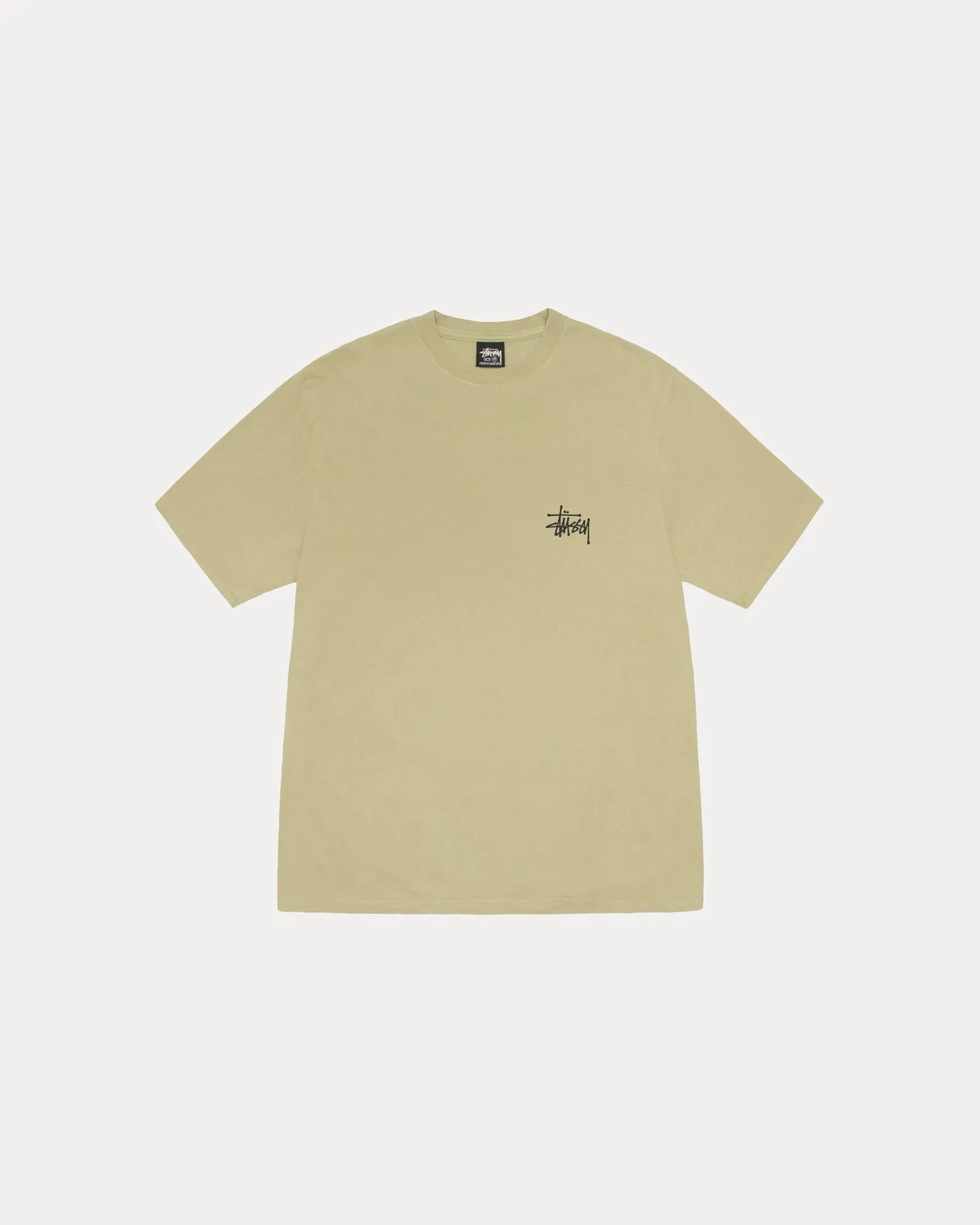 BASIC STSSY TEE PIGMENT DYED