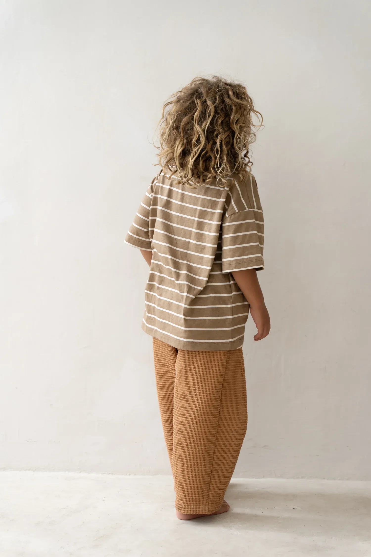Basic Tee Cocoa Stripe
