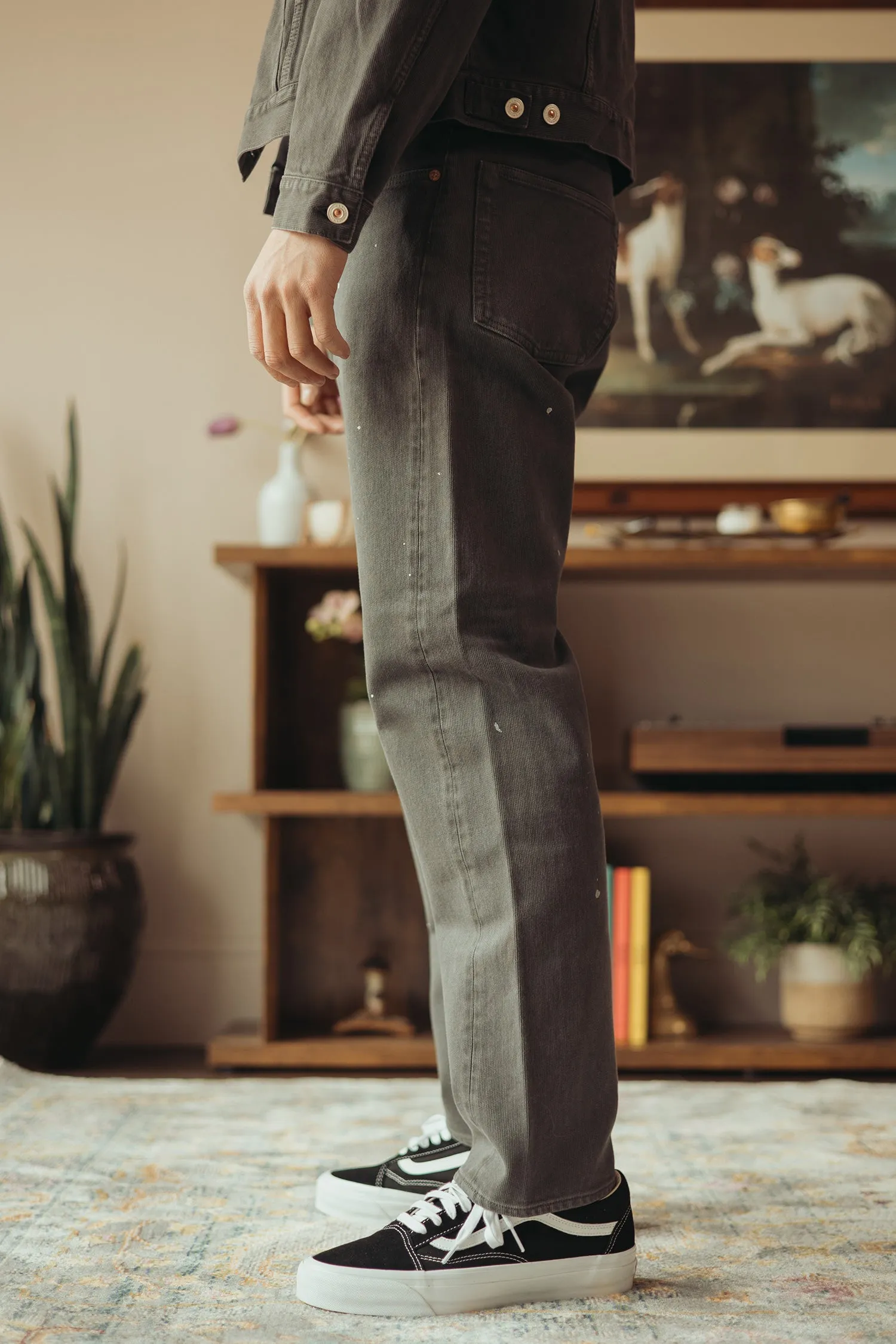 Bedford Cord Jeans - Gray