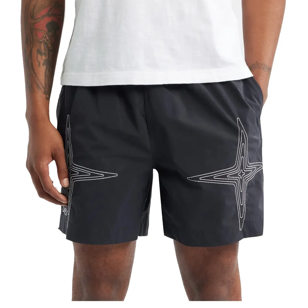 BLACK BEAUTY JUMBO STARS ALL ROUND SHORTS