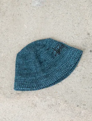 Bucket Hat Marl Knit (Blue)