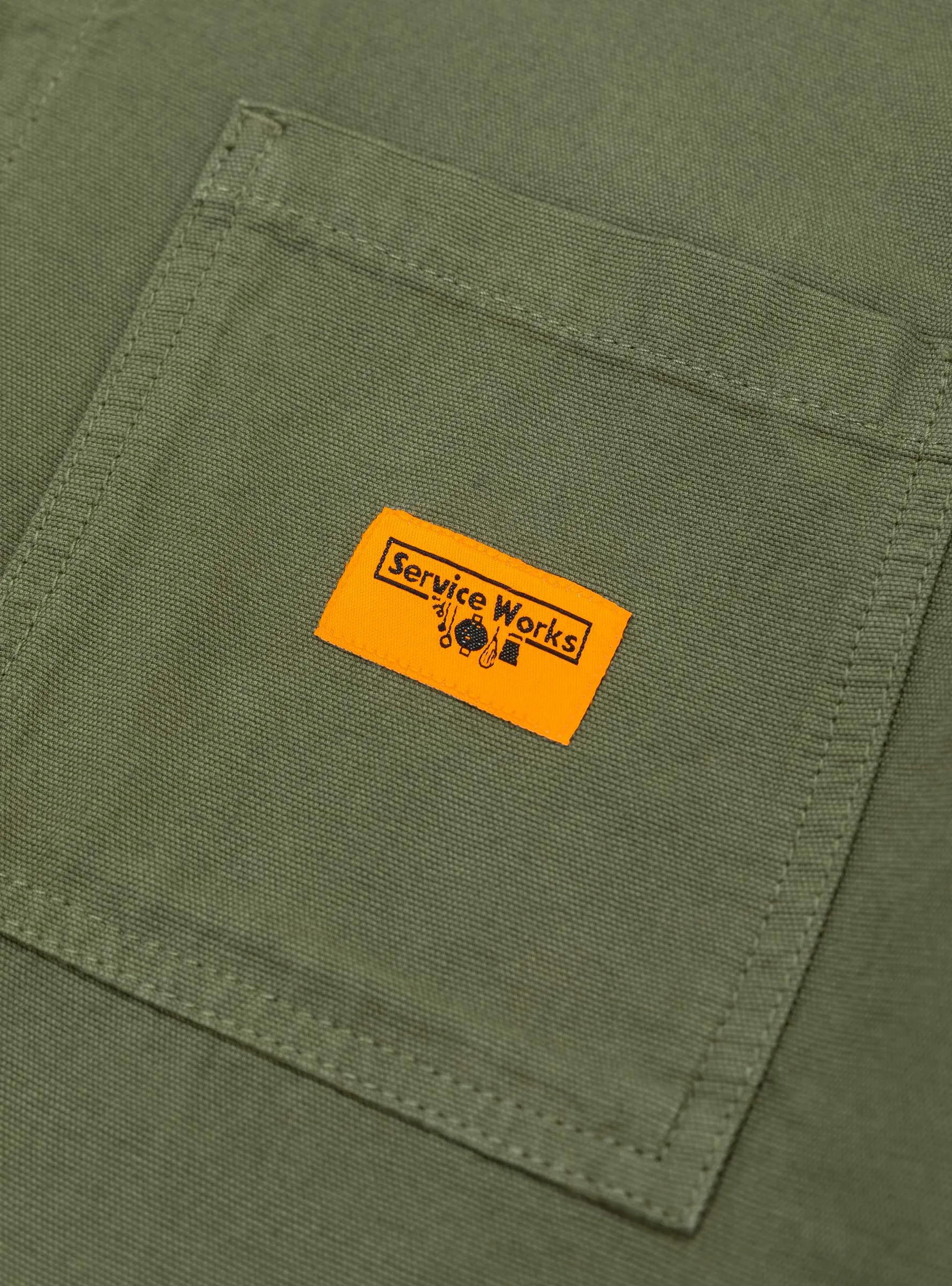 Canvas Chore Shirt Olive