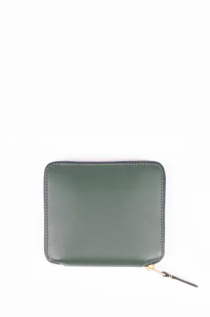 COMME DES GARCONS CLASSIC LEATHER LINE WALLET SA2100 BOTTLE GREEN