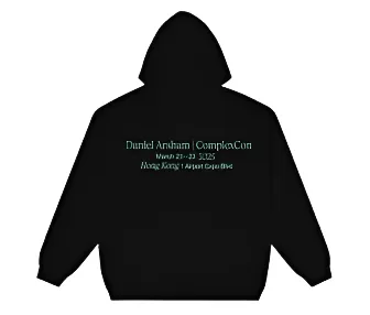Daniel Arsham x Complexcon Eroded Hoodie Black