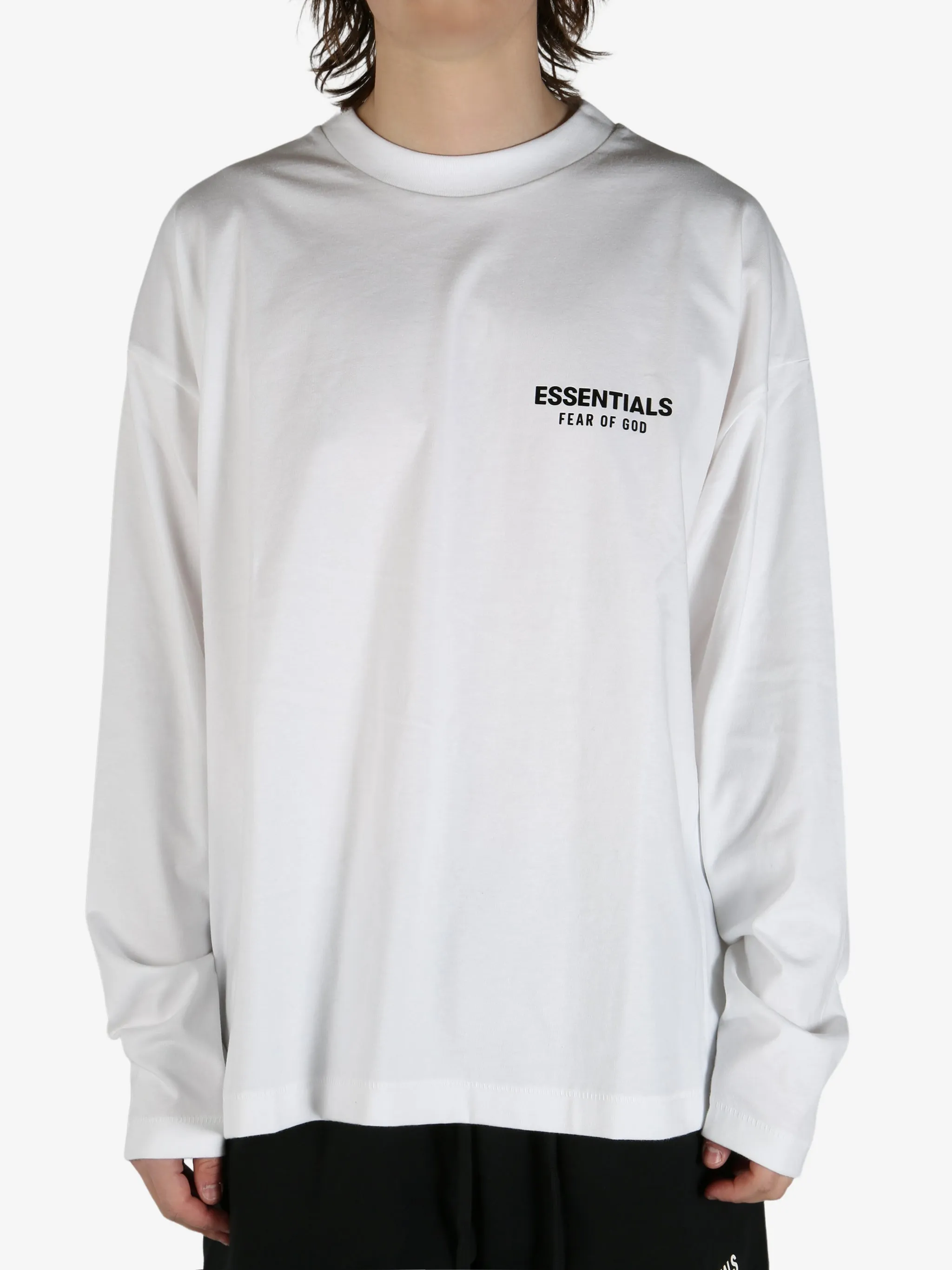 FEAR OF GOD ESSENTIALS - Men Classic Fit Long Sleeve T-Shirt