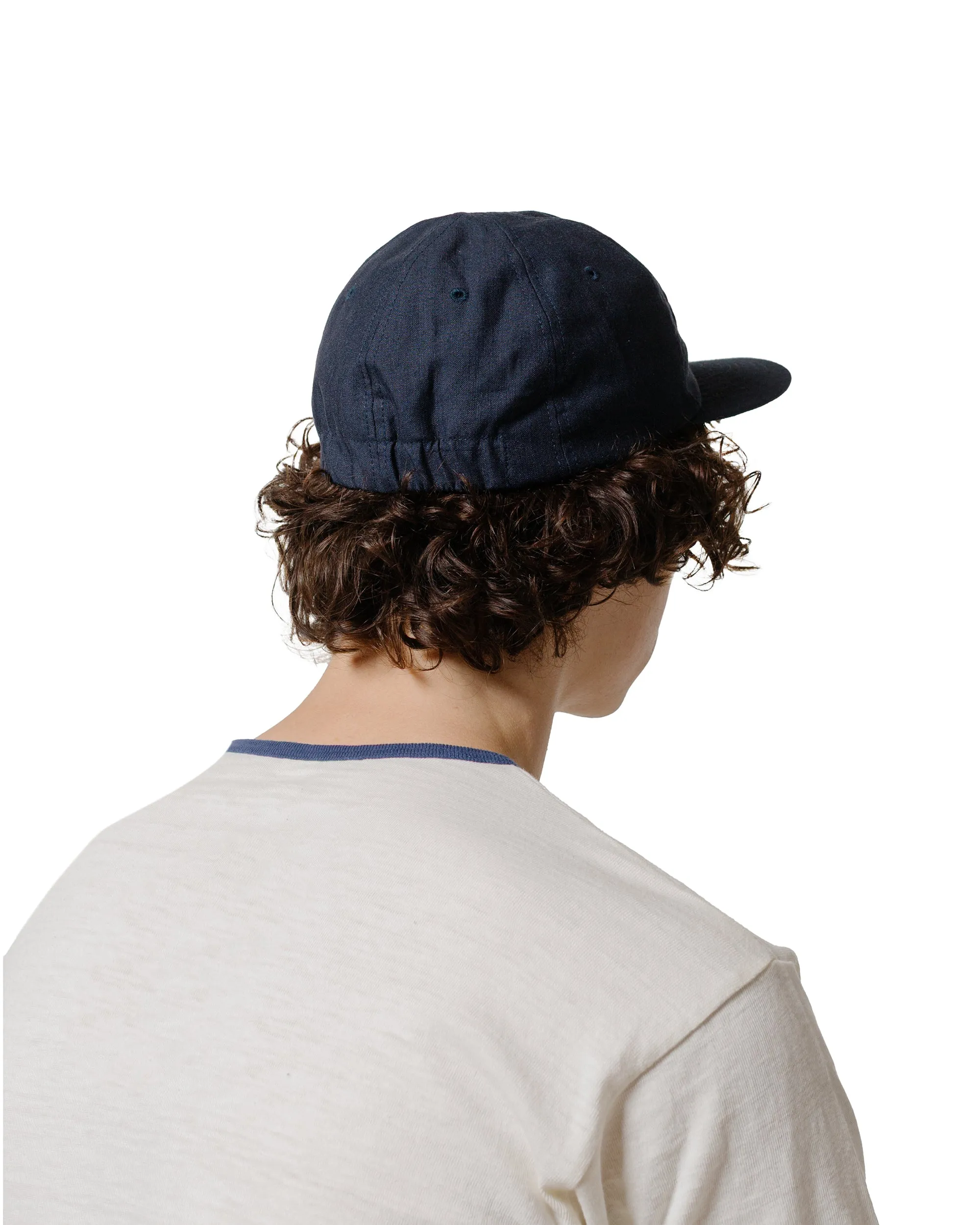 Found Feather Classic 6 Panel Baseball Cap Cotton Linen CoolMAX Navy