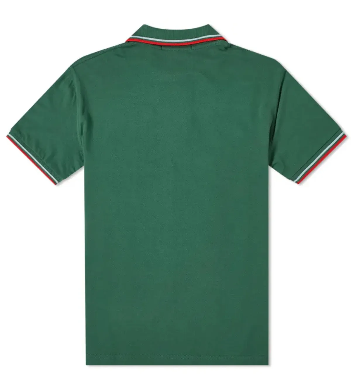 Fred Perry Red Mint Stripe Tartan Green Polo Shirt