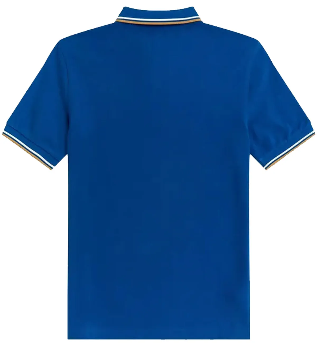 Fred Perry Yellow White Stripe Blue Polo Shirt