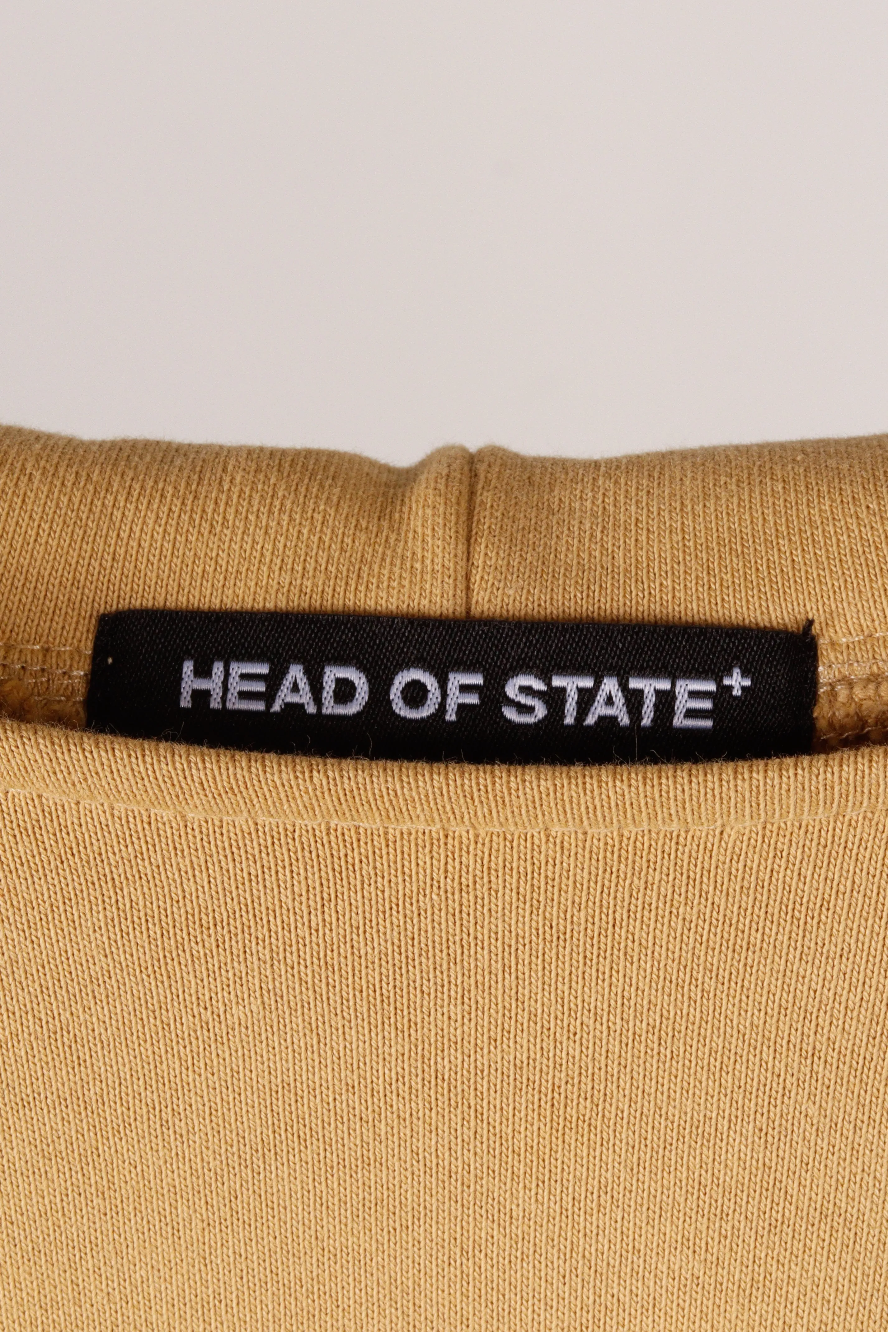 Head Of State FW22 'Underground Spiritual' Hooded Sweatshirt Yellow (2022)