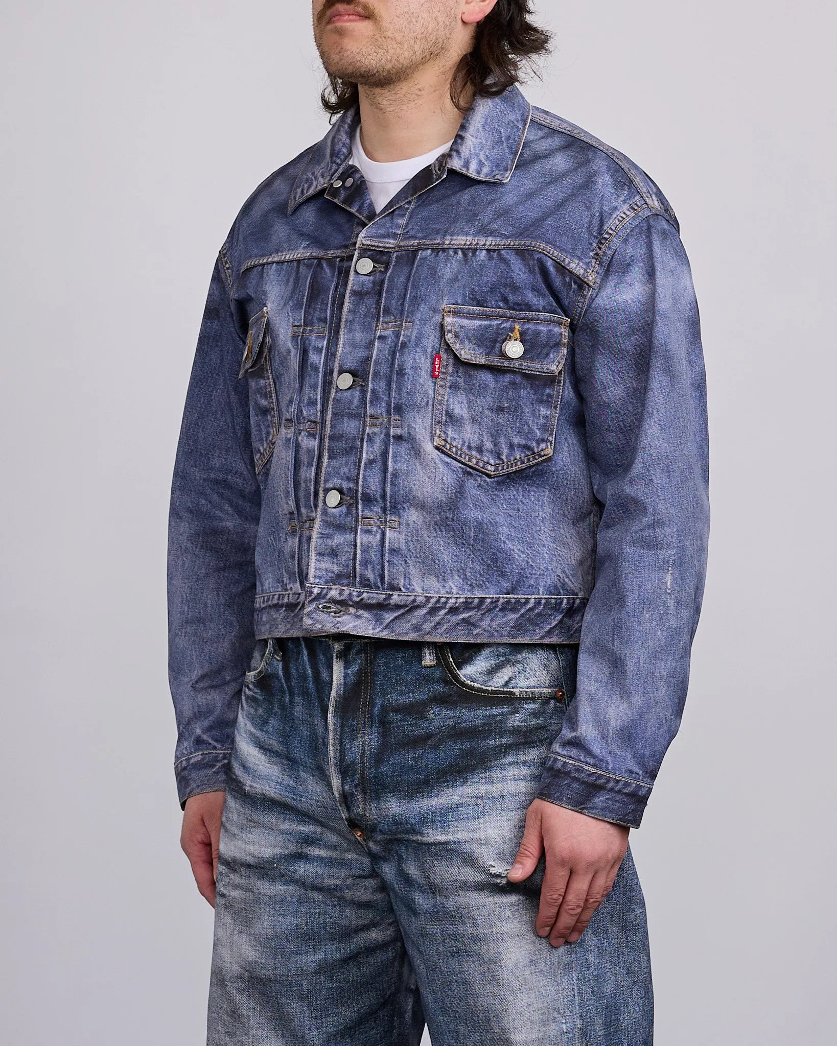 Junya Watanabe MAN Levi's Inkjet BerBerJin Jacket Indigo