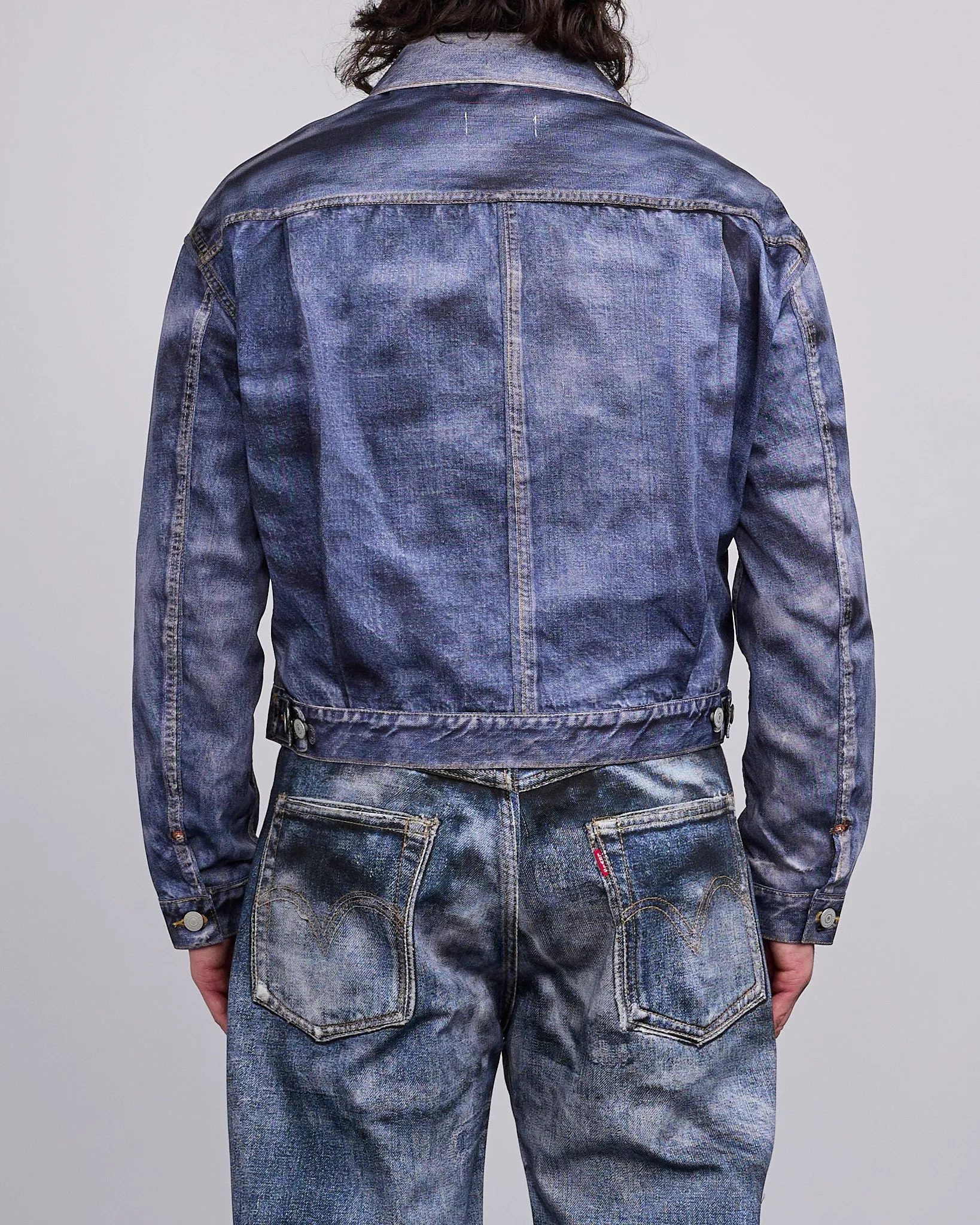 Junya Watanabe MAN Levi's Inkjet BerBerJin Jacket Indigo