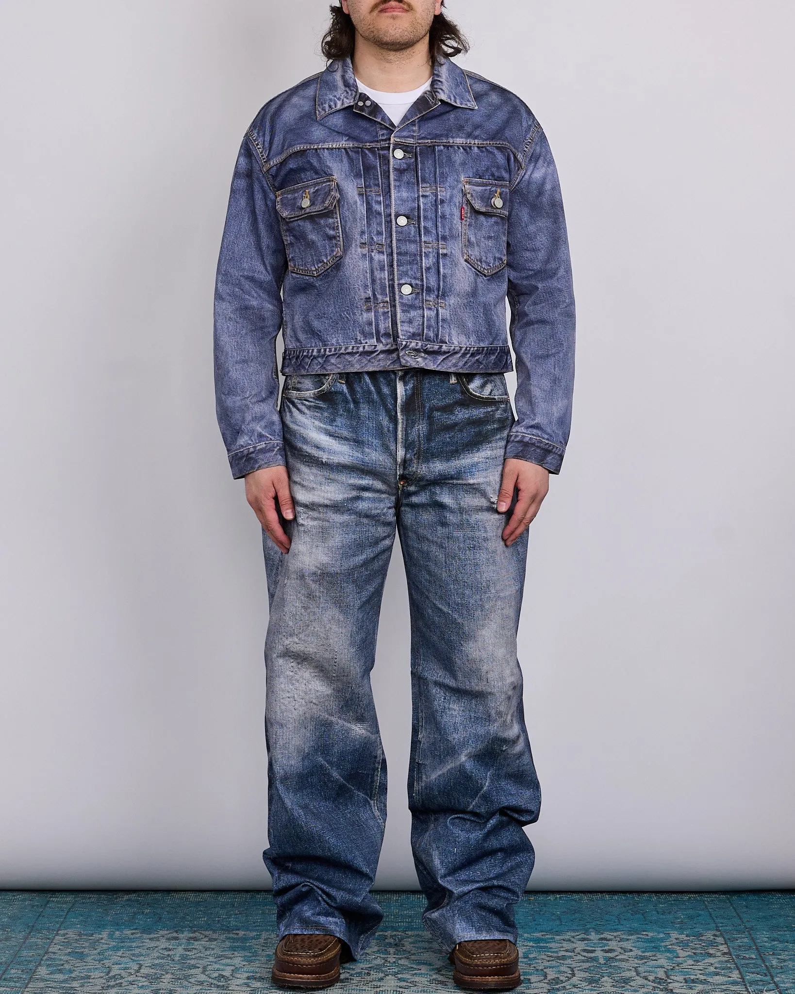 Junya Watanabe MAN Levi's Inkjet BerBerJin Jacket Indigo
