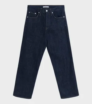 Loose Jeans Simple Rinse Blue
