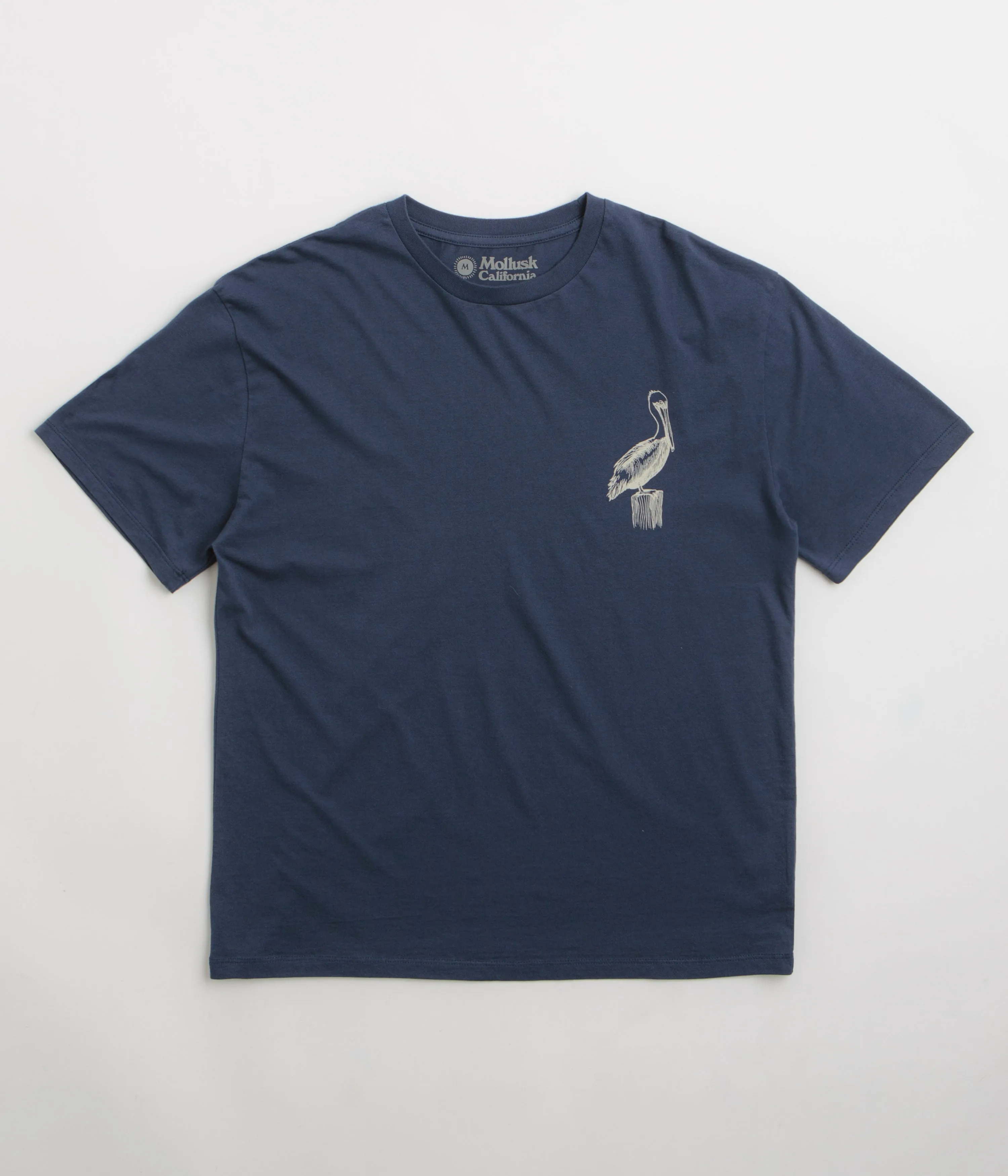 Mollusk New Pelican T-Shirt - Navy Indigo