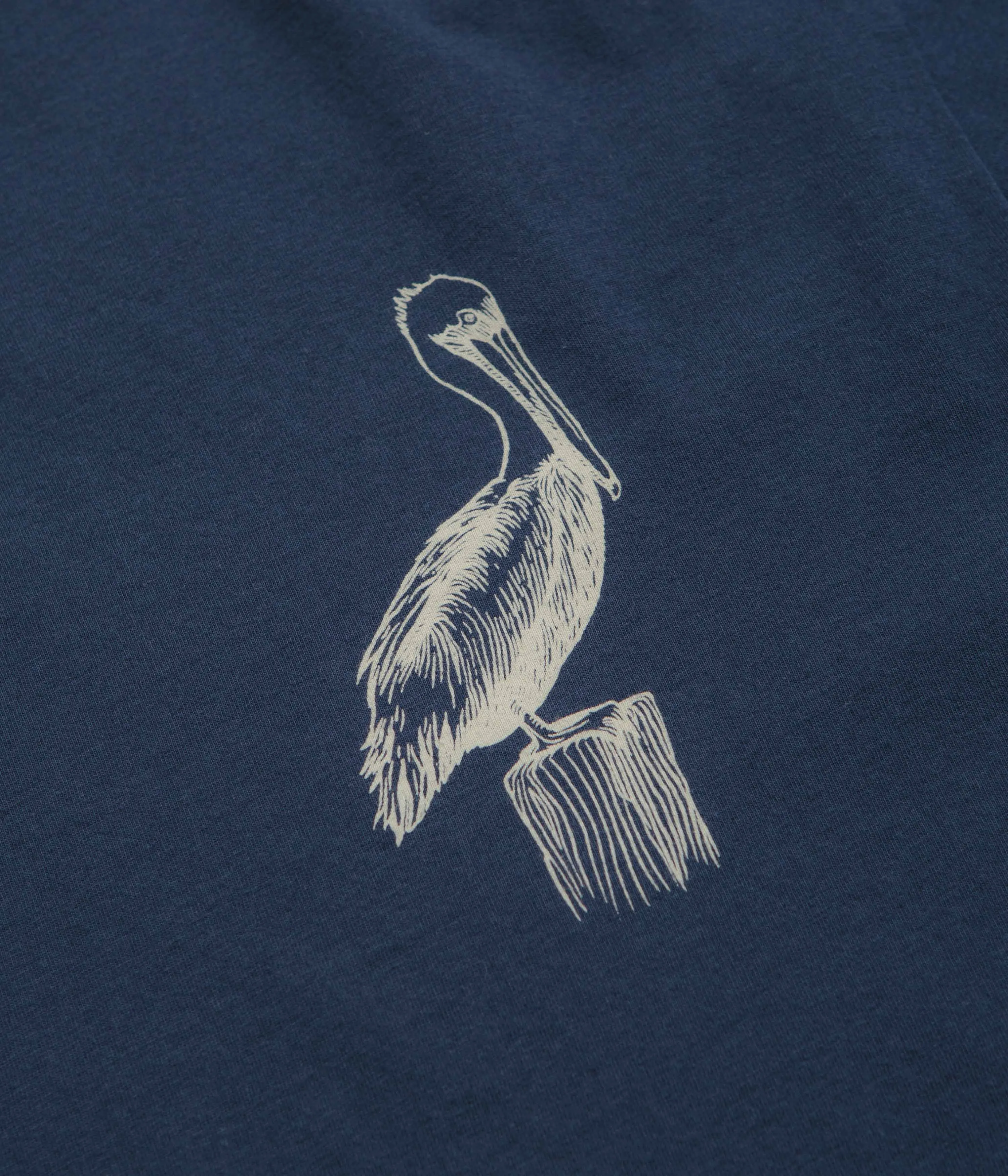 Mollusk New Pelican T-Shirt - Navy Indigo