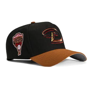 New Era 9Forty A-Frame Arizona Diamondbacks Inaugural Patch Snapback D Hat - Black. Brown