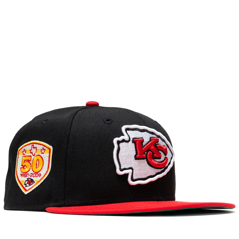 New Era x Politics Kansas City Chiefs 59FIFTY Fitted - Black/Red