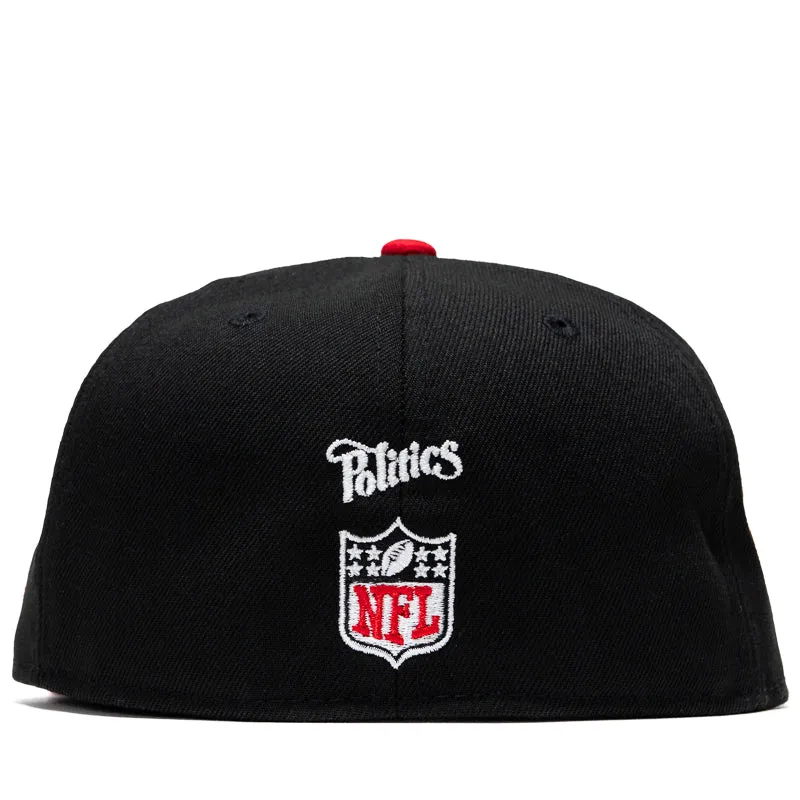 New Era x Politics Kansas City Chiefs 59FIFTY Fitted - Black/Red