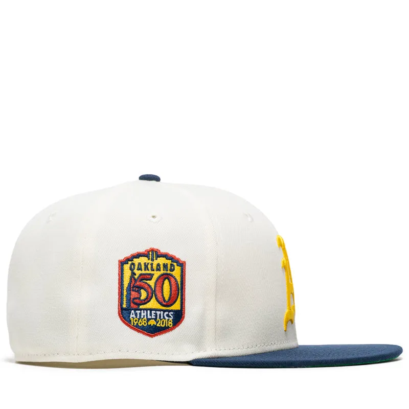 New Era x Politics Oakland Athletics 59FIFTY Fitted - Chrome/Blue