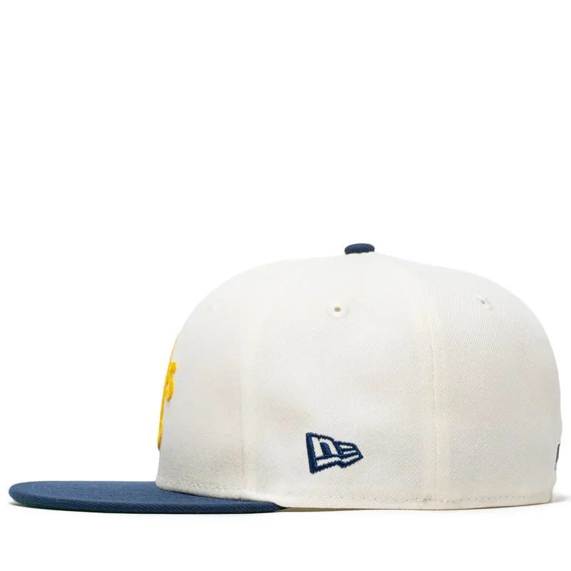 New Era x Politics Oakland Athletics 59FIFTY Fitted - Chrome/Blue