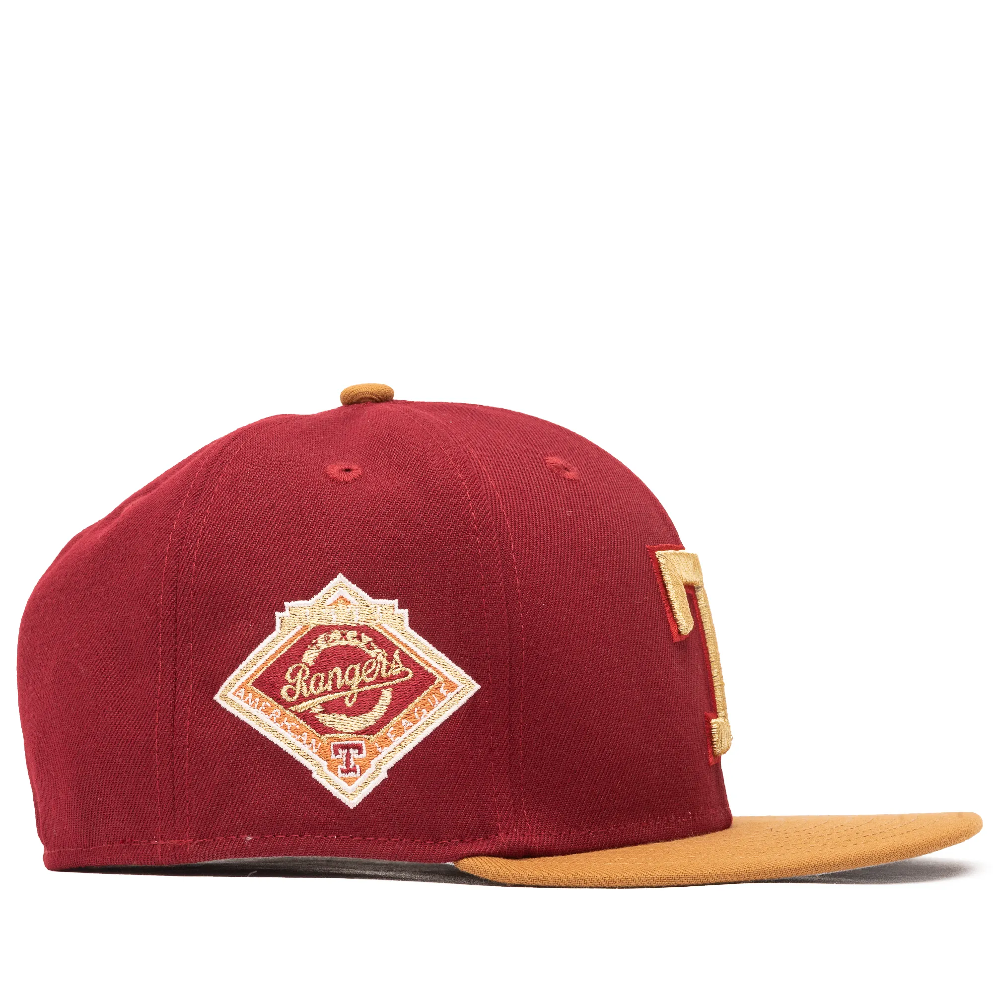 New Era x Politics Texas Rangers 59FIFTY Fitted Hat - Russet/Sand
