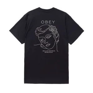 OBEY BELLA MAXIMUS TEE // BLACK