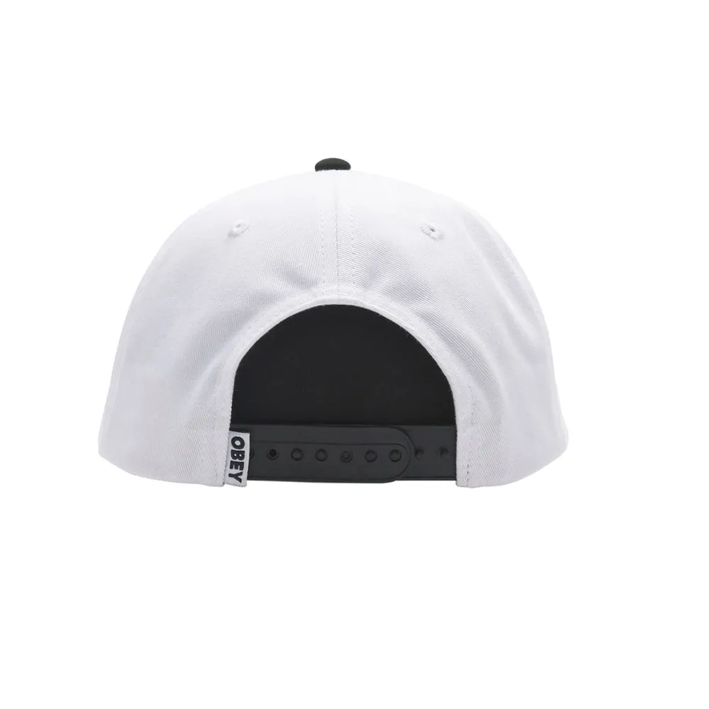 OBEY DISCO DUCK 6 PANEL SNAPBACK // WHITE MULTI