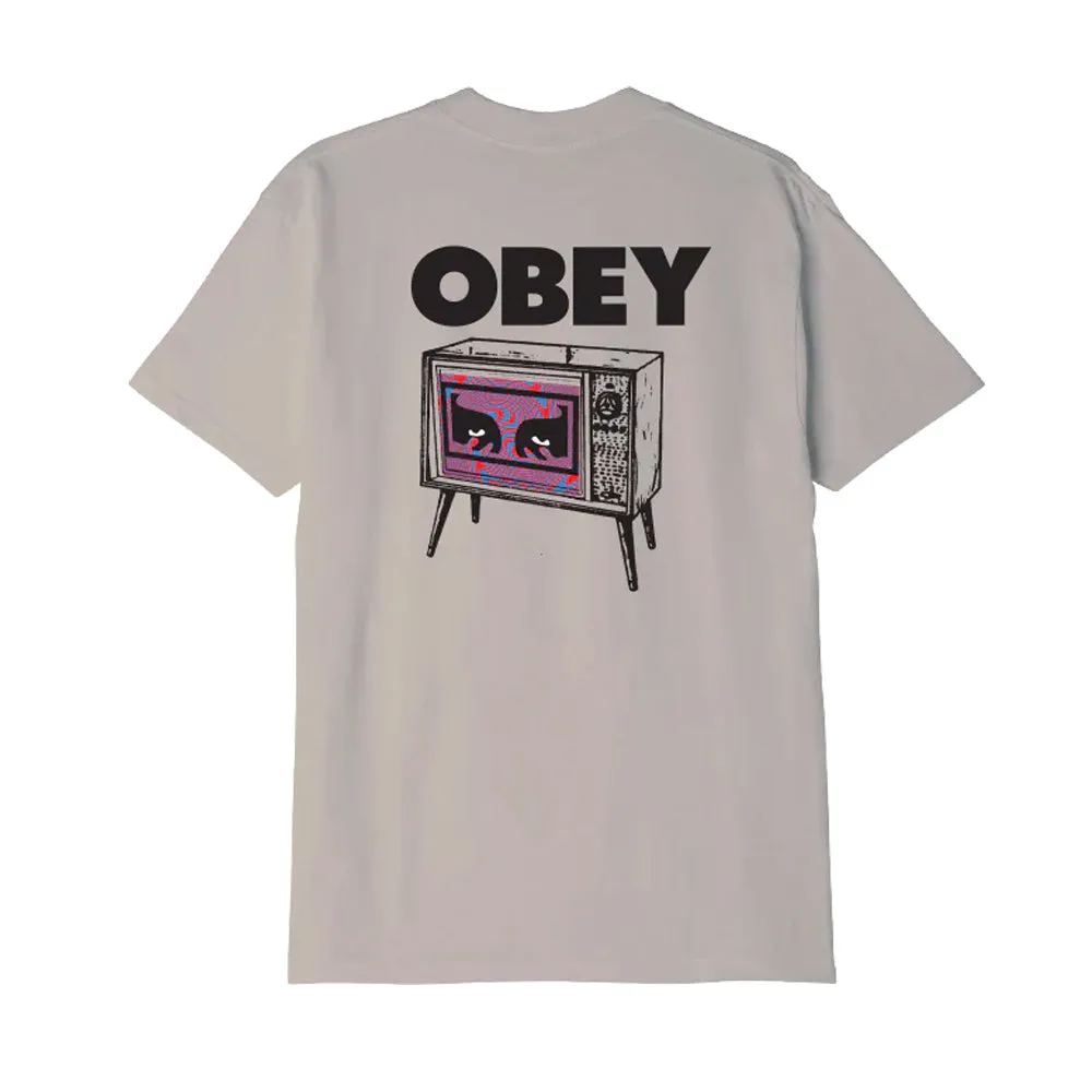 OBEY HYPNO TEE // PIGMENT SILVER GREY