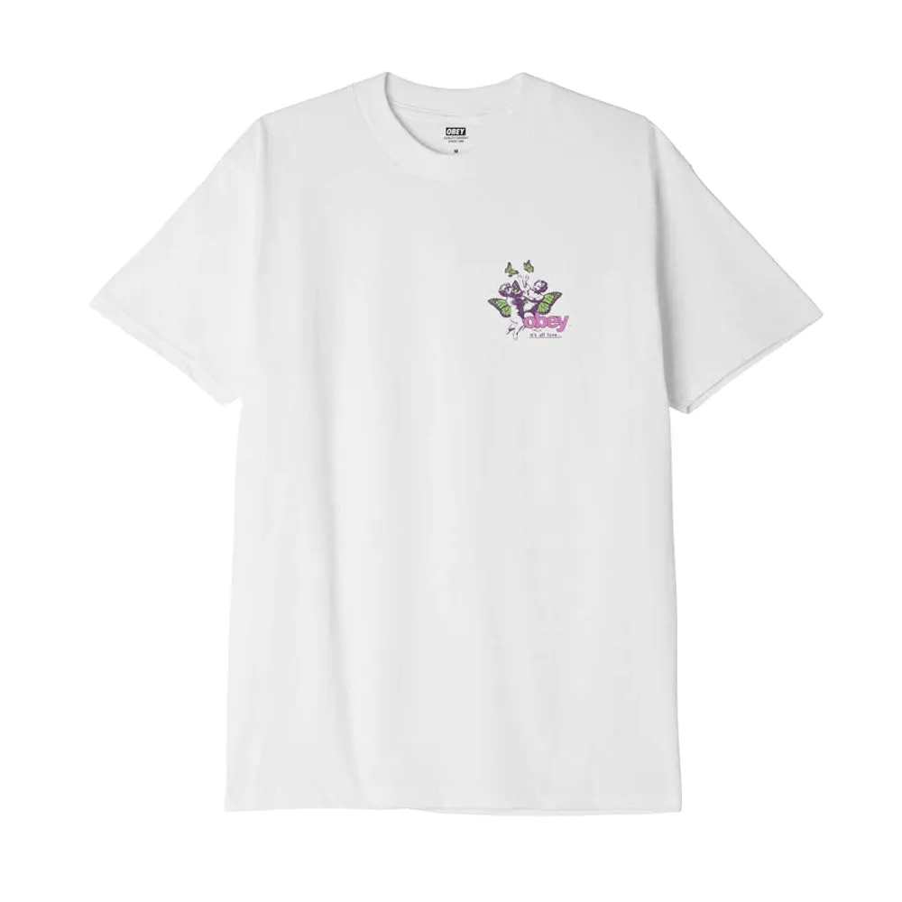 OBEY IT'S ALL LOVE TEE // WHITE