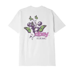 OBEY IT'S ALL LOVE TEE // WHITE