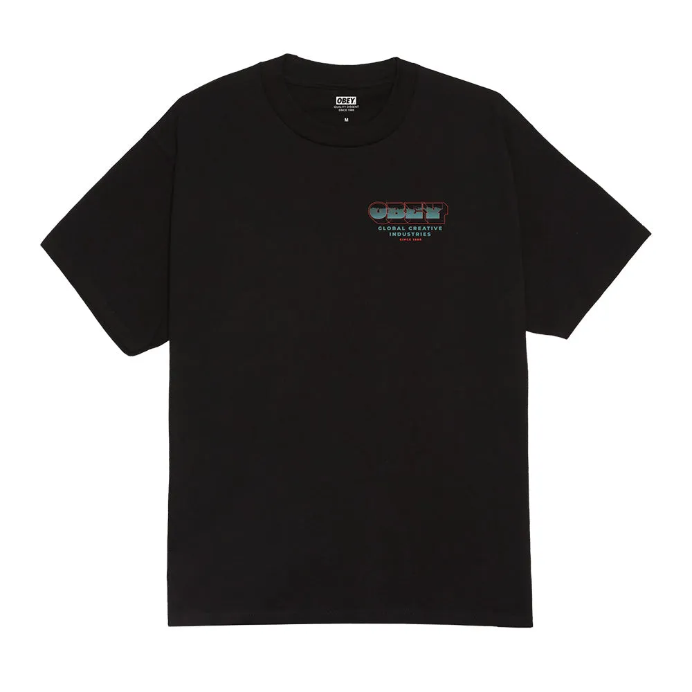 OBEY MEASURE TWICE TEE // BLACK
