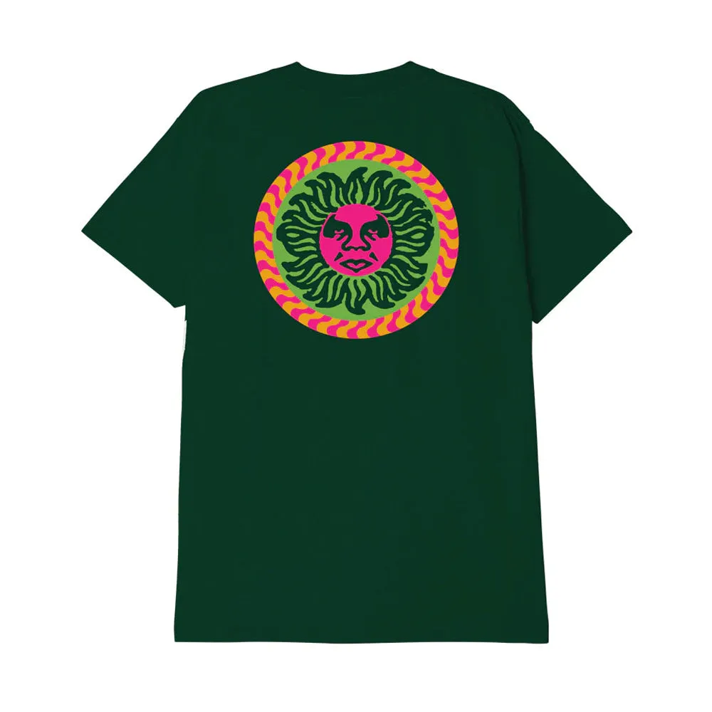 OBEY SUN TEE // FOREST GREEN