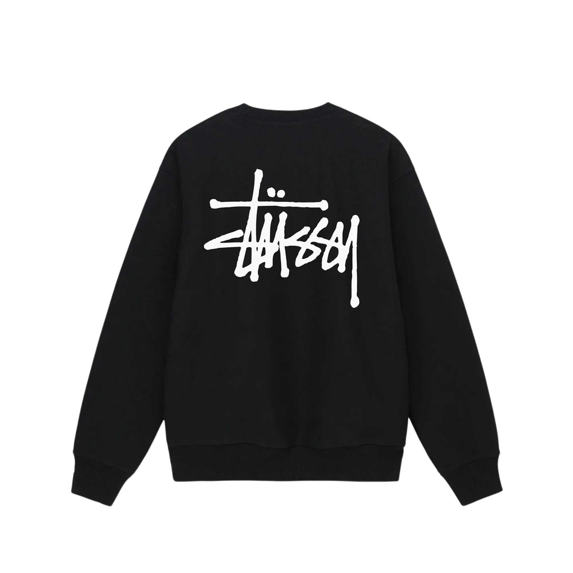 Stssy Basic Crew Black