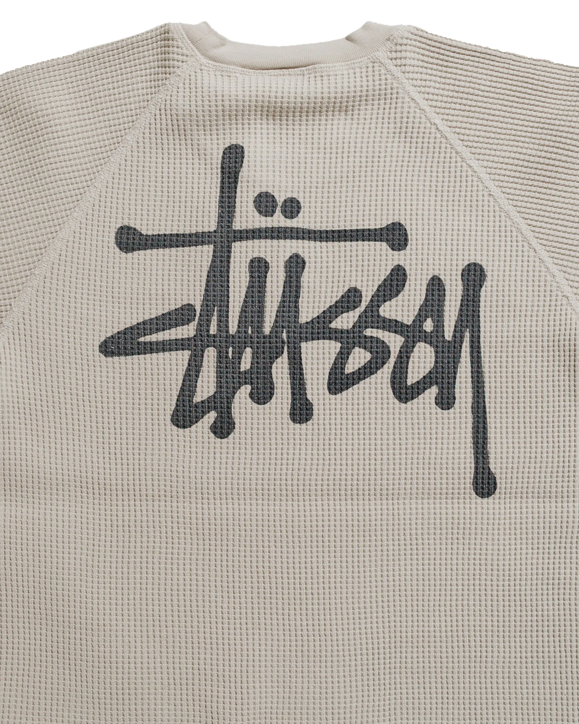 Stssy Basic Stock Raglan Thermal Bone