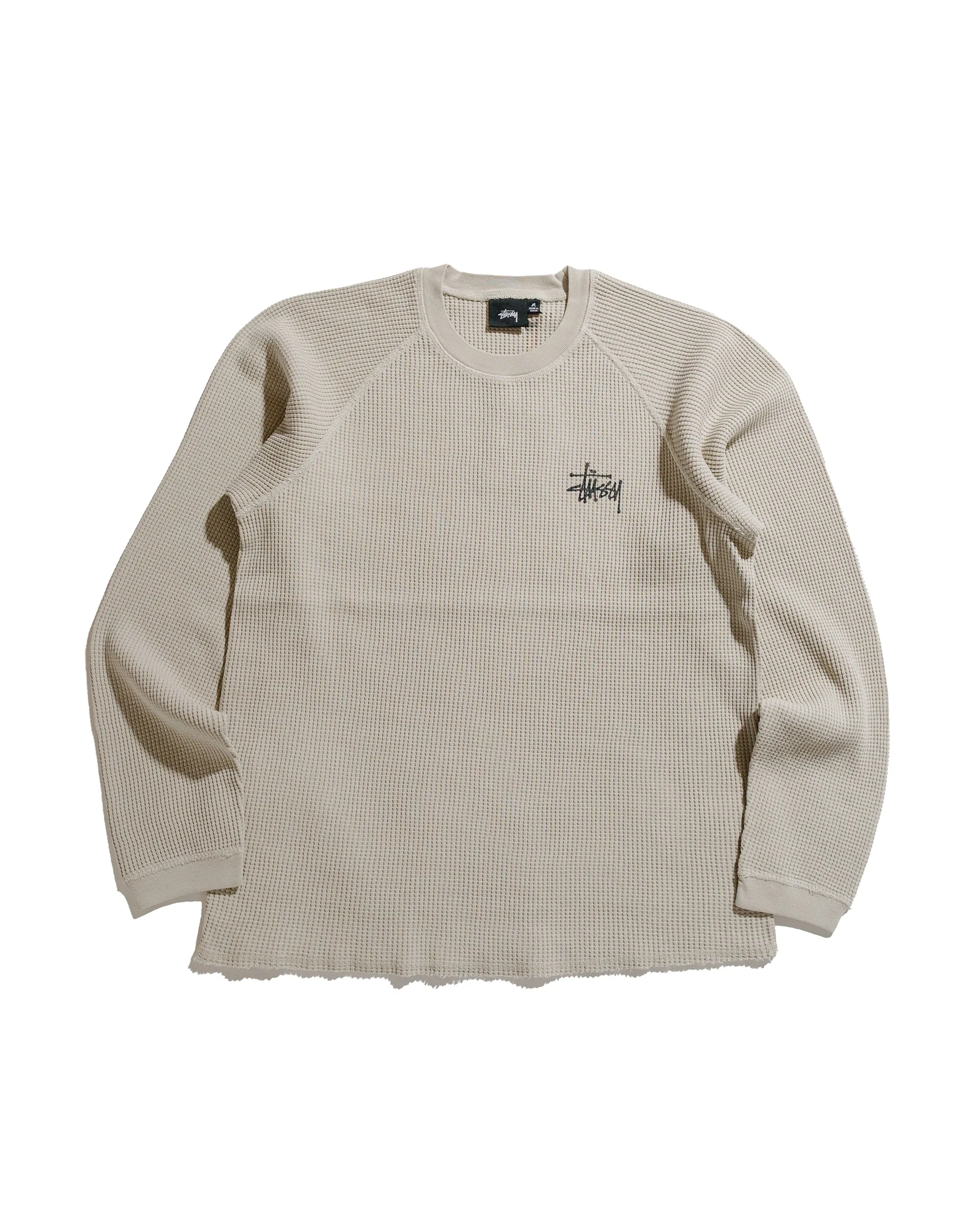 Stssy Basic Stock Raglan Thermal Bone