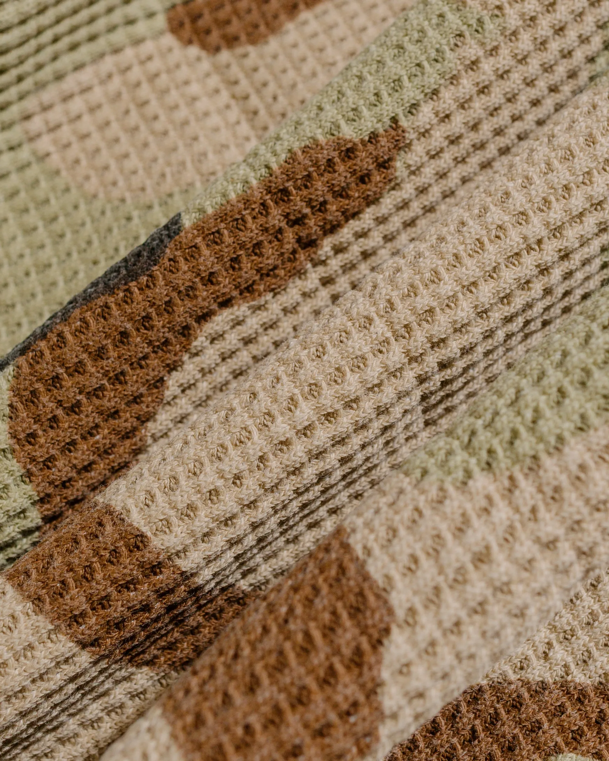 Stssy Basic Stock Raglan Thermal Sand Camo