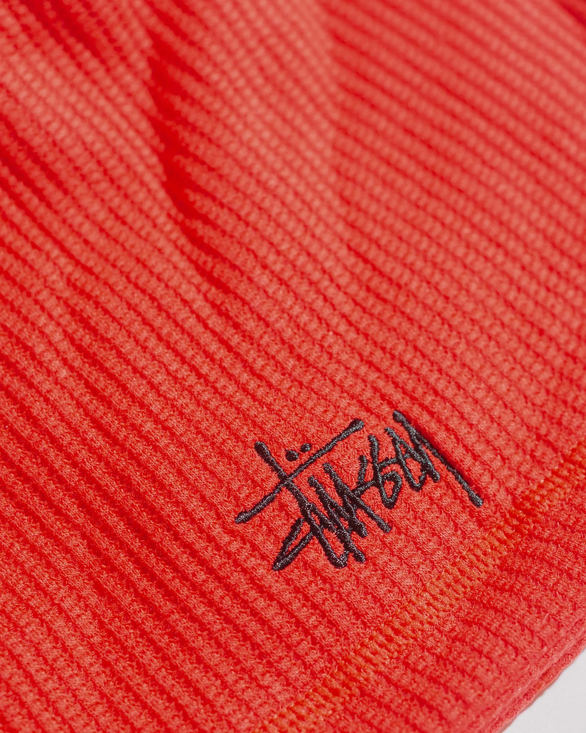 Stssy Skullcap Waffle Red