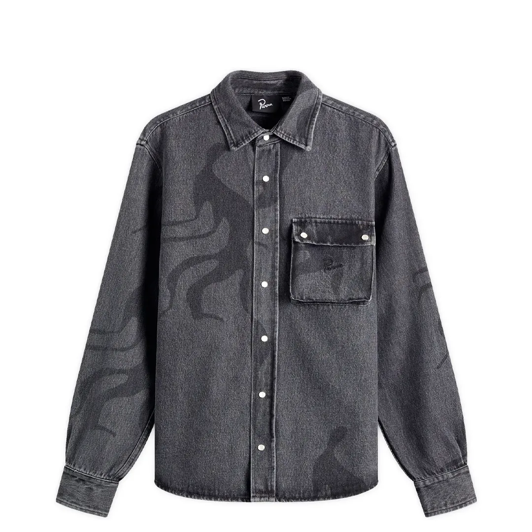 THE STALKERS SHIRT WASHED GREY