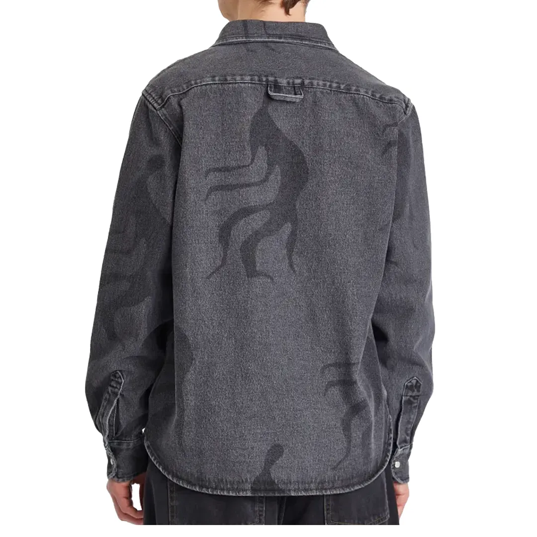 THE STALKERS SHIRT WASHED GREY