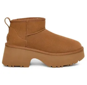 UGG CLASSIC ULTRA MINI NEW HEIGHTS CHESTNUT | BOTAS DE ANTE CON PLATAFORMA
