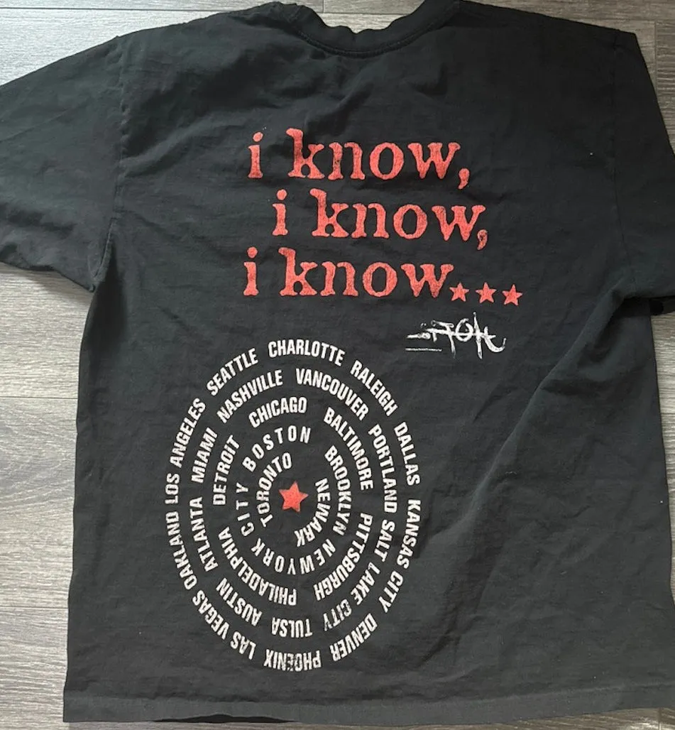 Utopia The Circus Maximus 2023 Tour Exclusive I KNOW Tee (Black)