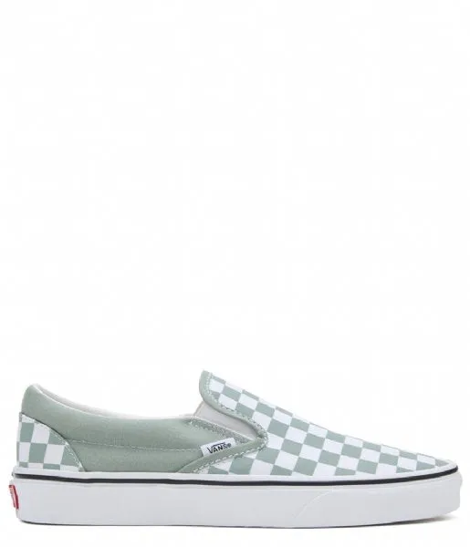VANS CLASSIC SLIP ON CHECKERBOARD ICEBERG GREEN | ZAPATILLAS SLIP-ON DE LONA