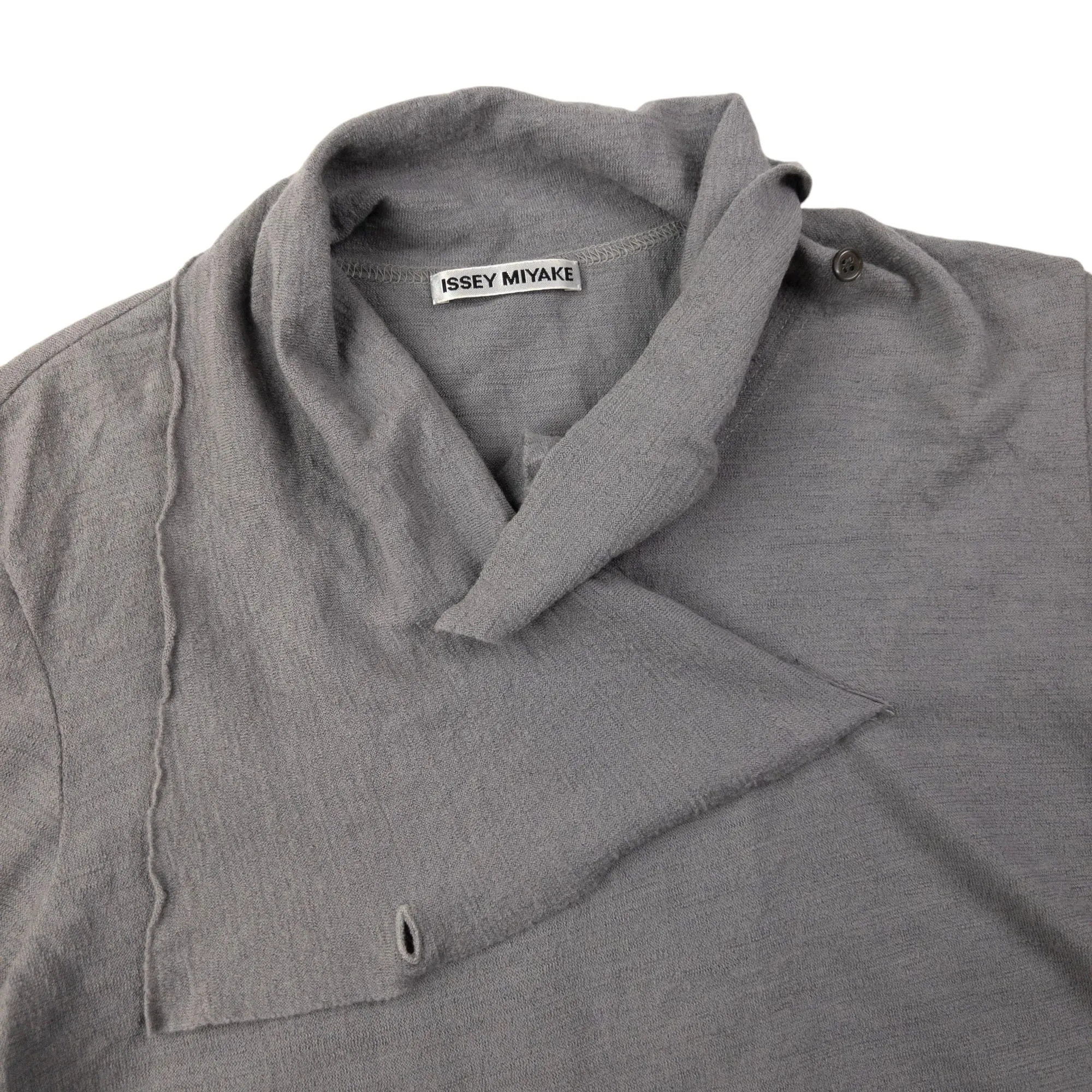 Vintage Issey Miyake Drape Collar Jumper Womens Size S