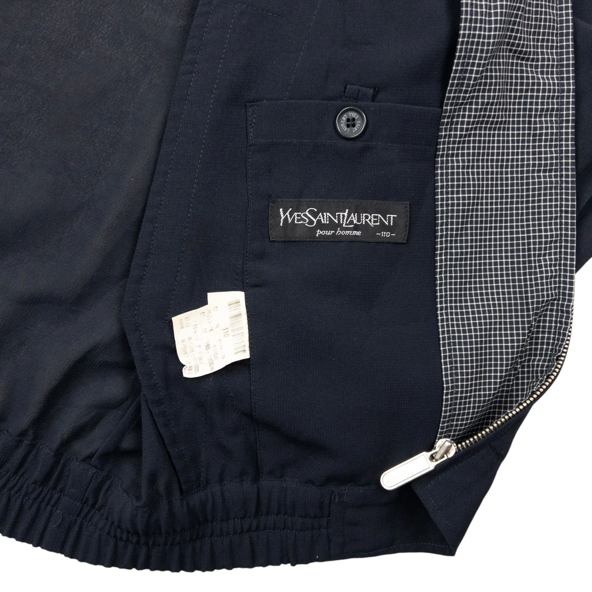 Vintage YSL Yves Saint Laurent Harrington Jacket Size XXL