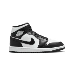 WOMEN'S AIR JORDAN 1 MID PANDA